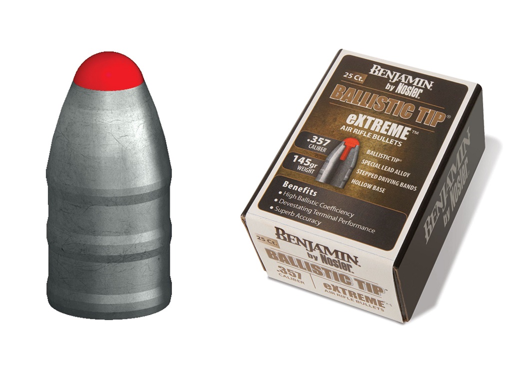 Benjamin .357 eXTREME Airgun Bullets package of 25